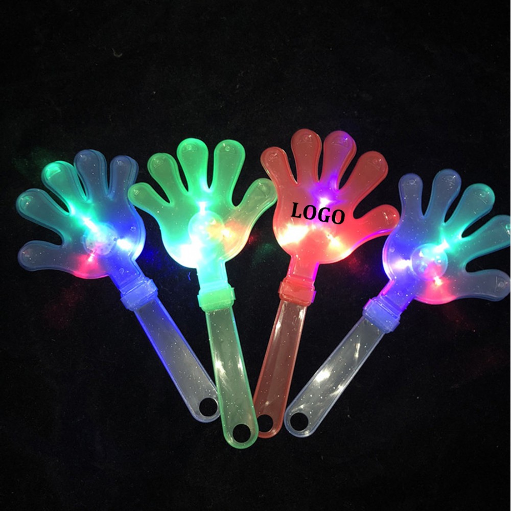 LED Plastic Hand Clapper Noisemaker with Logo