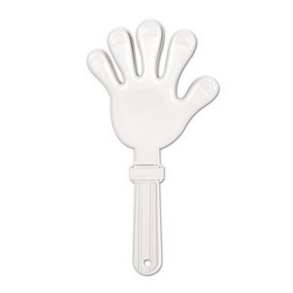 Giant Hand Clapper - White Custom Imprinted Giant Hand Clapper - White Custom Imprinted