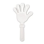 Giant Hand Clapper - White Custom Imprinted