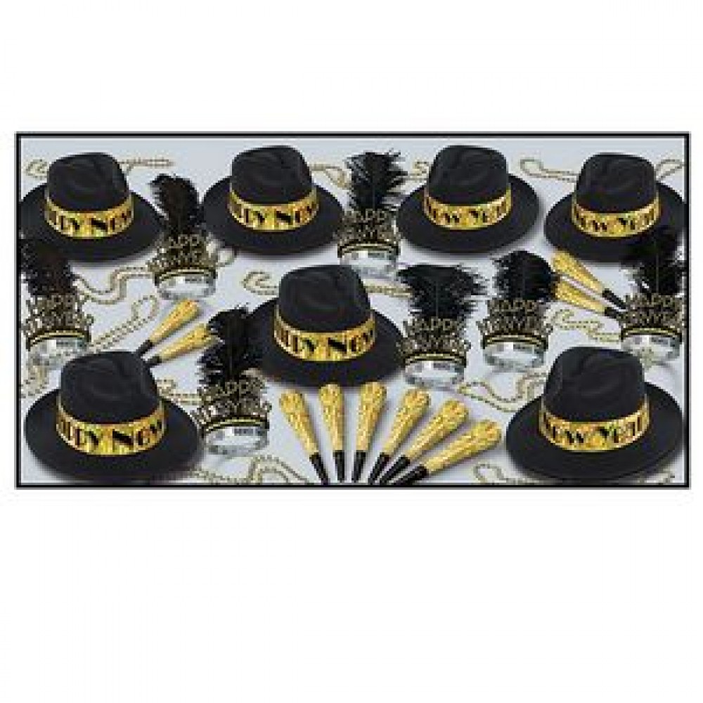 Swingin' Gold New Year Assortment For 50 Custom Printed Swingin' Gold New Year Assortment For 50 Custom Printed