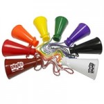 Logo Branded 6 " Megaphone With Beads