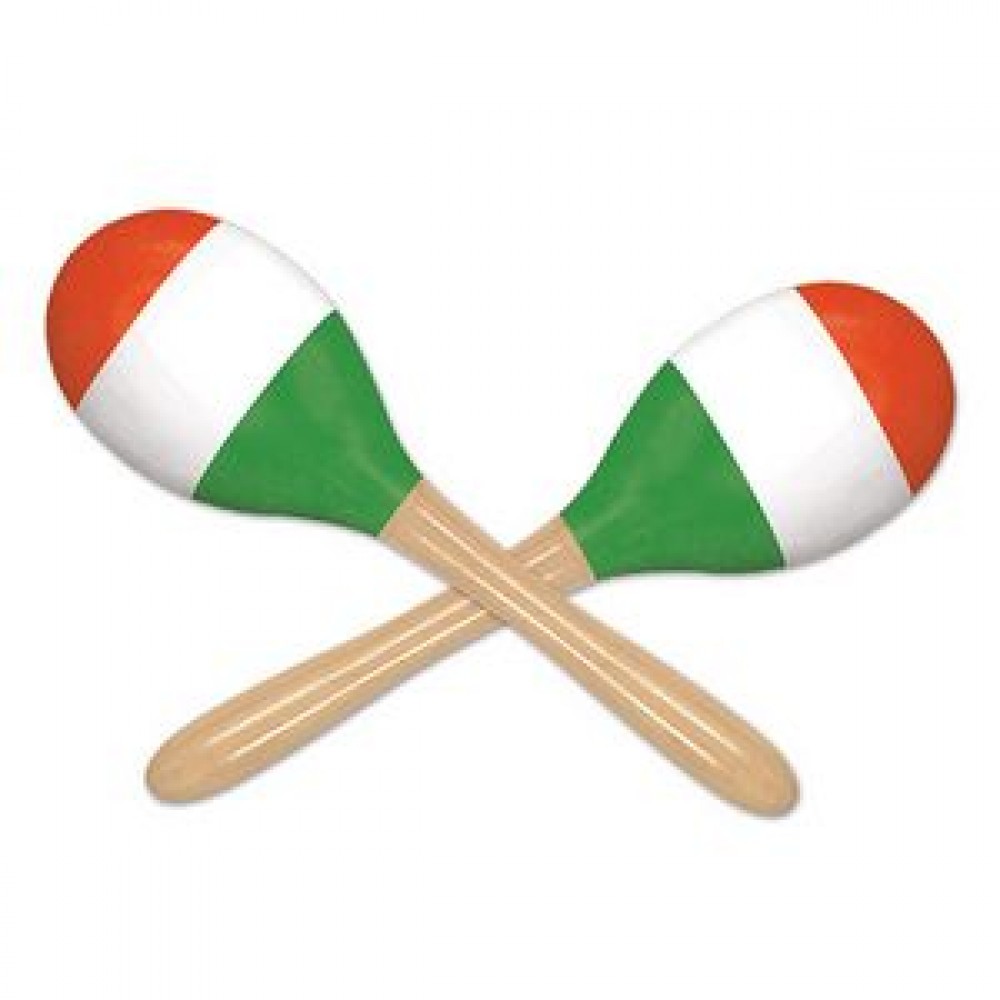 Red, White, and Green Maracas Custom Imprinted Red, White, and Green Maracas Custom Imprinted