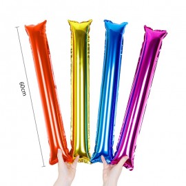 Customizes Thicken Reflective Foil Inflatable Thunder Sticks  Customizes Thicken Reflective Foil Inflatable Thunder Sticks