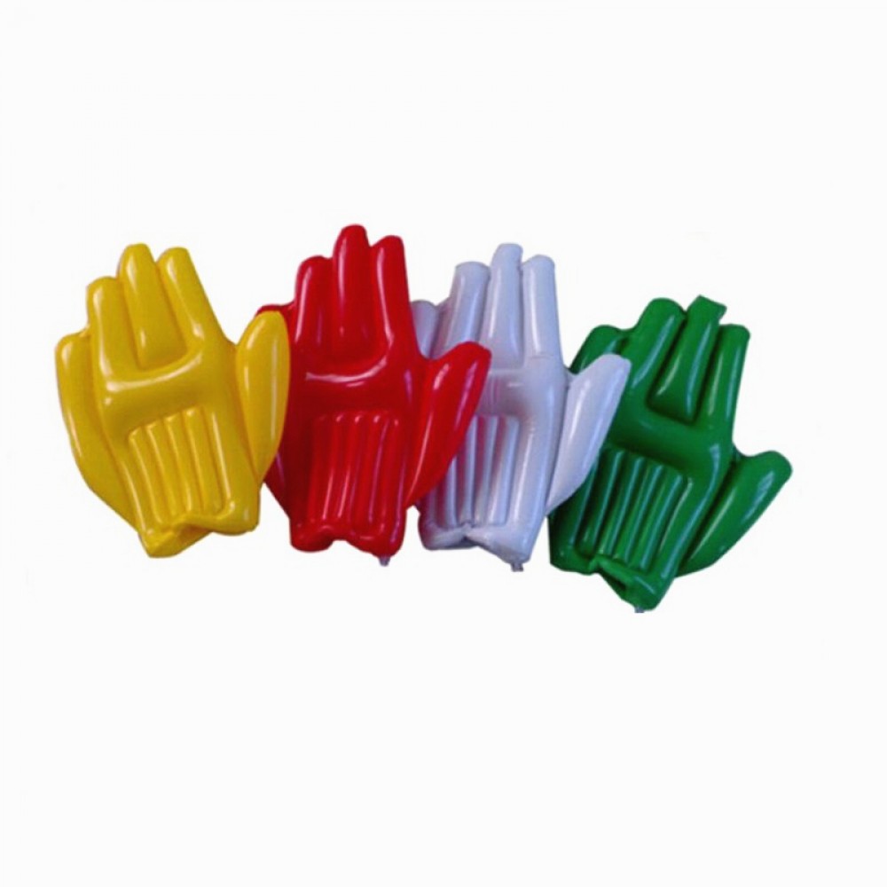 PVC Large Inflatable Hand Clapper Cheering Tool Noisemaker with Logo