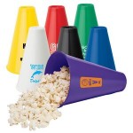 Logo Branded Megaphone Popcorn Holder