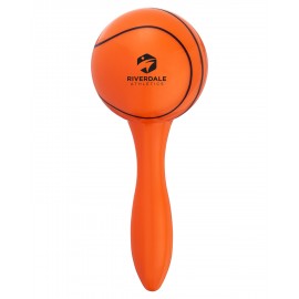 Basketball Maracas with Logo