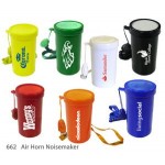 3" Air Horn Sports Noisemaker With Lanyard - Sports, Party, Toy Noisemaker Group with Logo