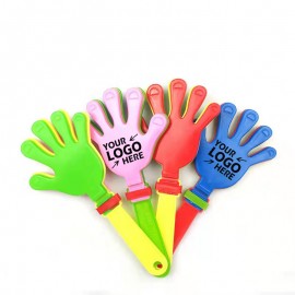 Logo Branded 11"Plastic Hand Clappers Noisemakers