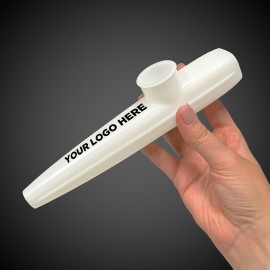 Personalized 8" White Kazoo