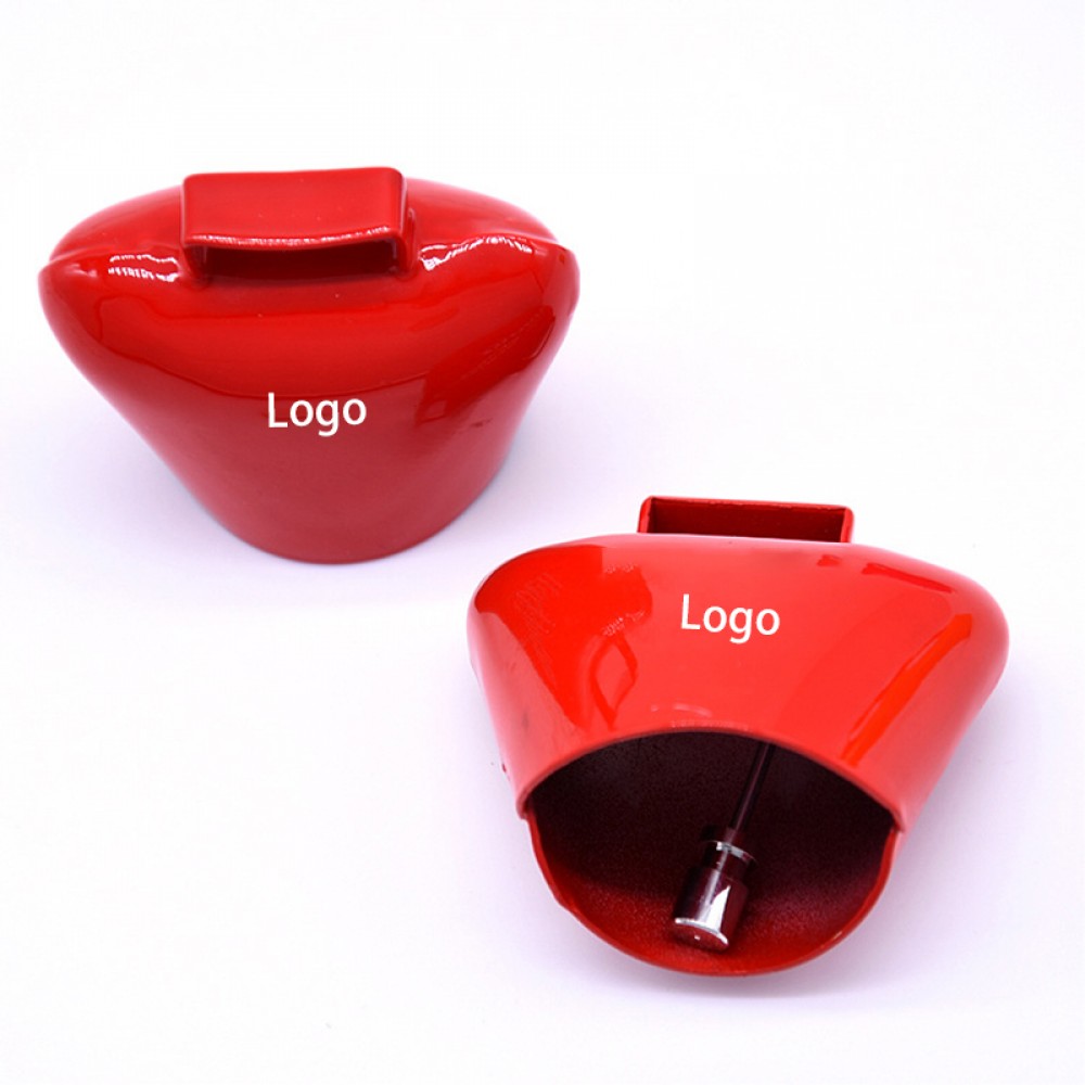 Metal Cowbell Noise Maker with Handle with Logo Metal Cowbell Noise Maker with Handle with Logo