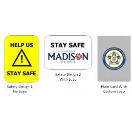 Pandemic Safety Playing Card Decks with Logo
