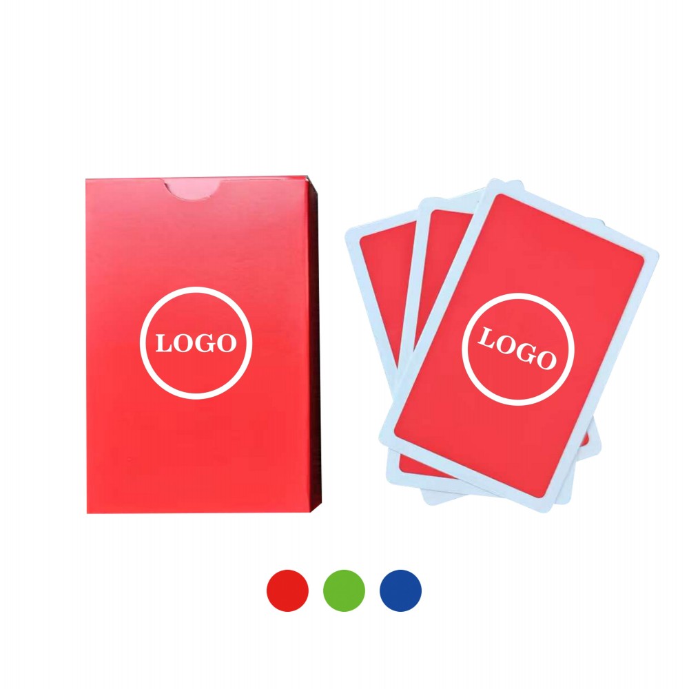 Premium Custom Playing Cards | Full Color Printing, Customizable Front & Back | Poker Size with Logo