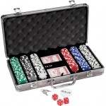 300 Piece Titanium Poker Set Custom Personalized