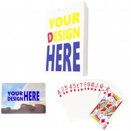 Custom Full Color Customizable 320GSM Smooth Surface Playing Cards