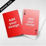 2.25" x 3.42" - Full Color Bridge Playing Cards with Logo