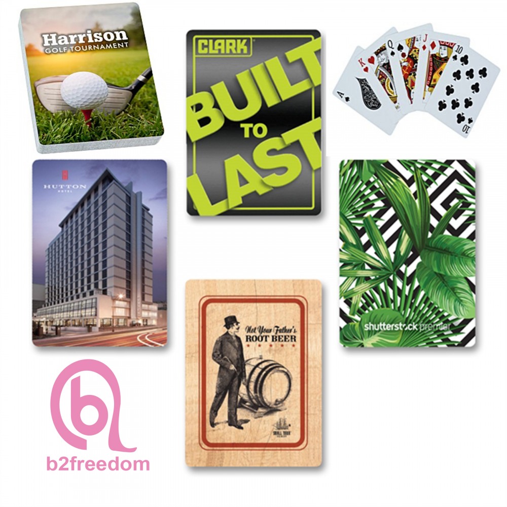 Playing Cards Full Color Custom Back Custom Imprinted Playing Cards Full Color Custom Back Custom Imprinted
