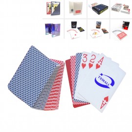 Waterproof Plastic Playing Pokers Cards with Logo