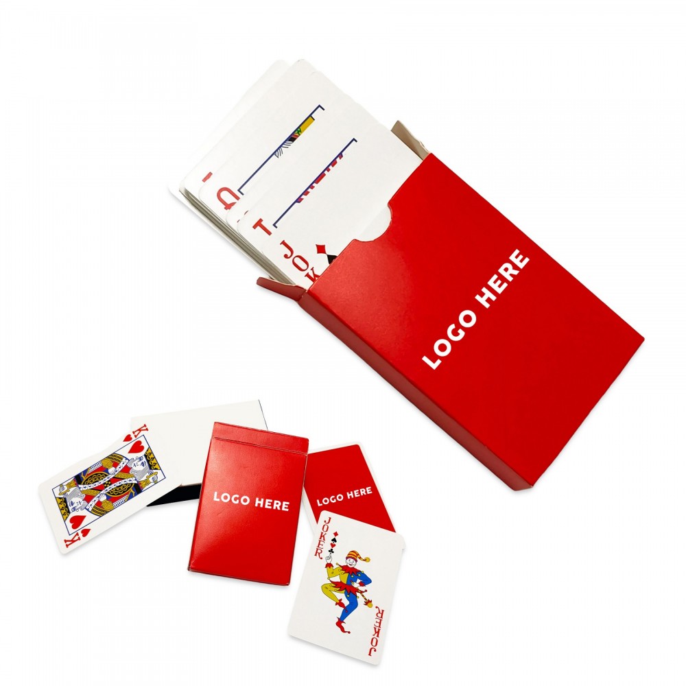 Logo Branded Full Color Custom Paper Playing Cards