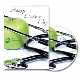 Customized Happy Doctor's Day Greeting Card with Matching CD  Customized Happy Doctor