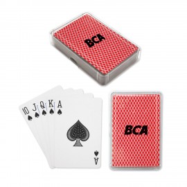 Personalized Standard Playing Cards in Plastic Case