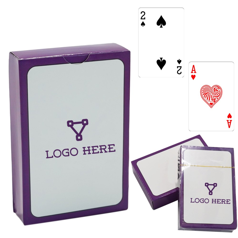 Premium Custom Playing Cards Set for Games and Branding with Logo