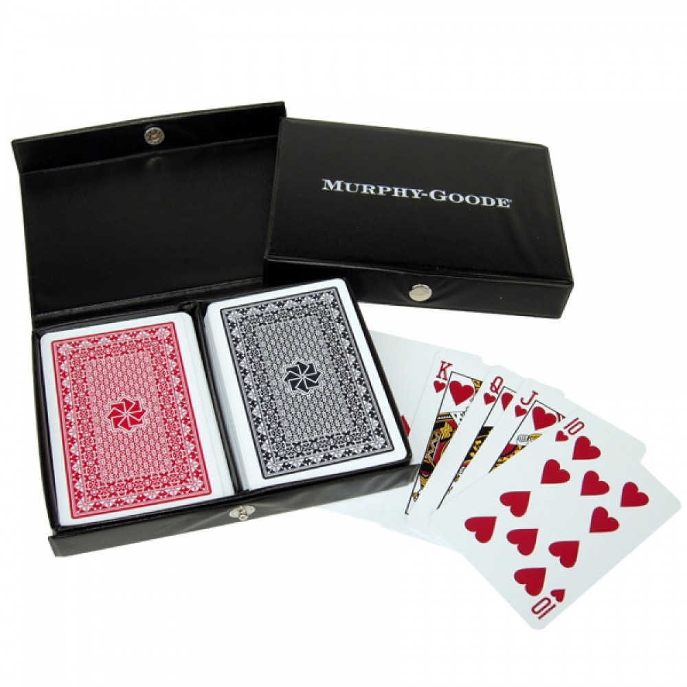 Promotional 100% Plastic Playing Cards in Imprinted Case Promotional 100% Plastic Playing Cards in Imprinted Case