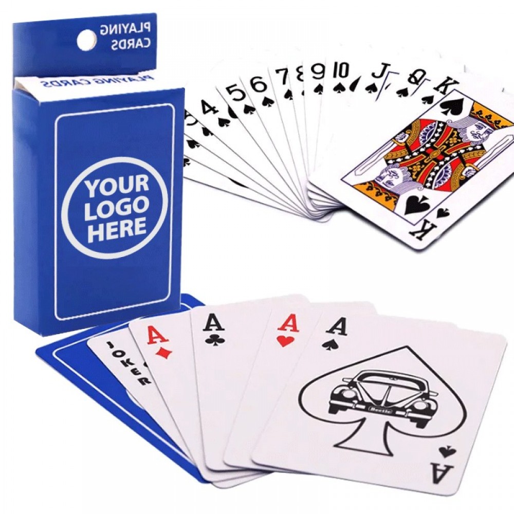 Personalized Custom 4 Color Double Layer Matt Gloss Poker/Playing Card
