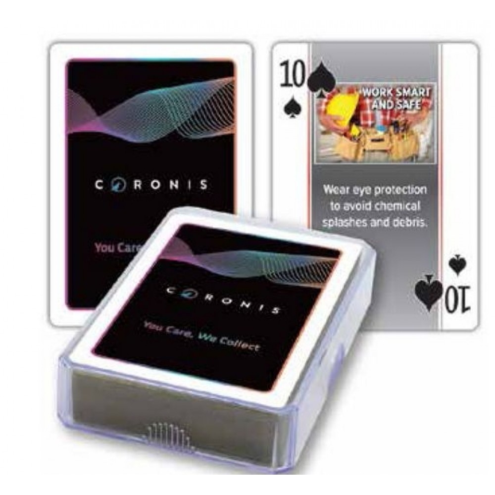 Customized Workplace Safety Poker Card Deck
