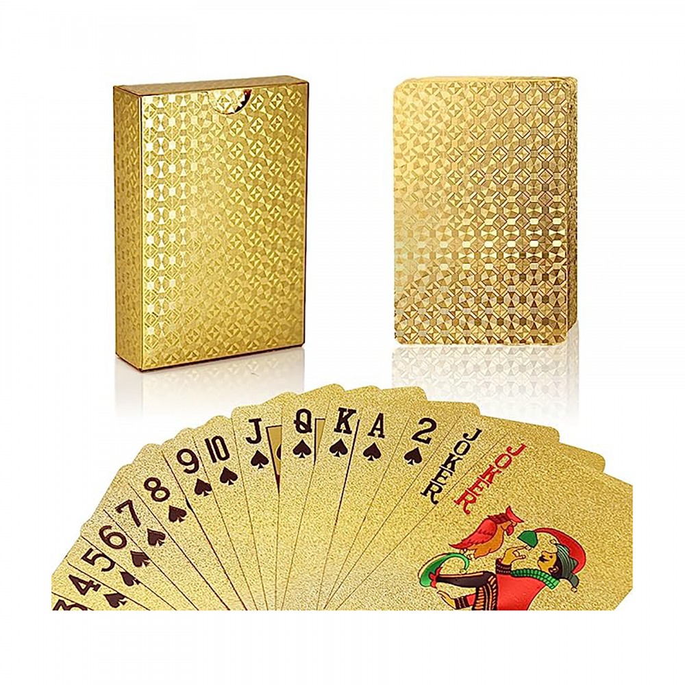 Logo Branded Gold Foil Playing Cards