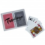 Plastic Poker Playing Card Set in Imprinted Box with Logo