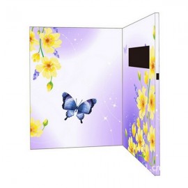 Customized VidU 2.4" TFT Video Mailer And Brochure With Full Color Printing  Customized VidU 2.4" TFT Video Mailer And Brochure With Full Color Printing