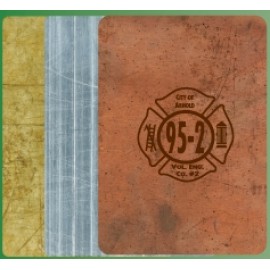 Customized Distressed Metal Poker Playing Cards/Copper