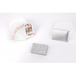 PET Silver Foiled Custom Poker Playing Cards 54 Cards with Logo