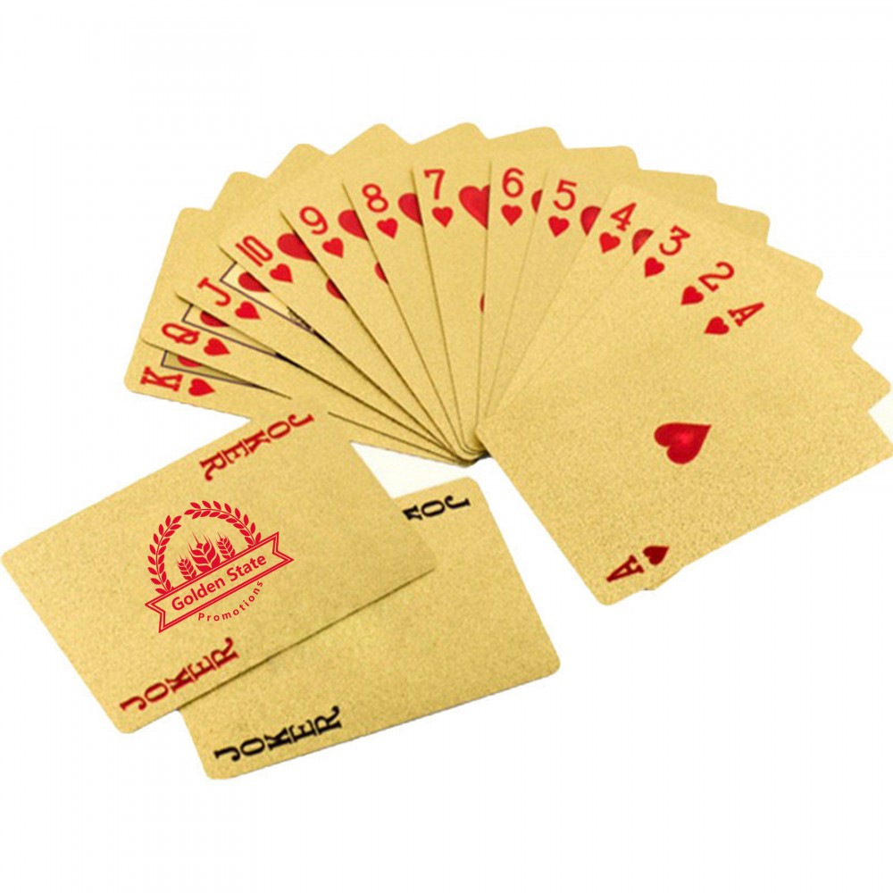 Customized Gold Foil Playing Cards