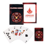 Fire Safety Playing Cards with Logo