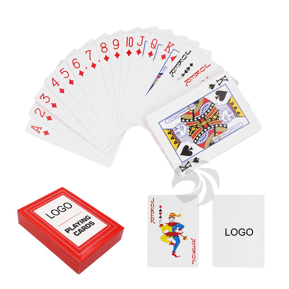 Logo Branded Customizable Deck of Playing Cards Cards in a Case
