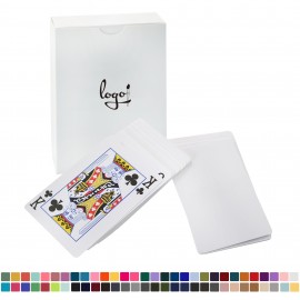 Full Color Custom Back Poker Size Playing Cards with Logo