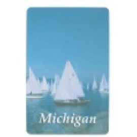 Souvenir Playing Cards - Michigan Sailboats Scenic Deck with Logo