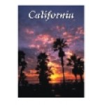 Souvenir Playing Cards - California Sunset Deck with Logo