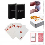Promotional 3.42" X 2.44" - Full Color Printed Poker 300G Playing Cards
