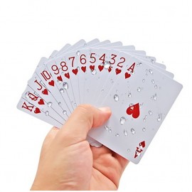 Custom Waterproof PVC Poker Playing Cards with Logo