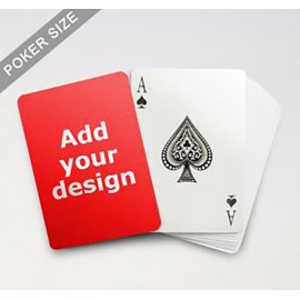 2.5" x 3.5" - Full Color Poker Playing Cards with Logo