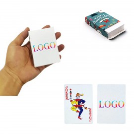 Logo Branded Sublimation Playing Cards With Case