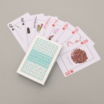 Logo Branded PVC Waterproof Custom Poker Playing Cards 0.28 mm Thickness