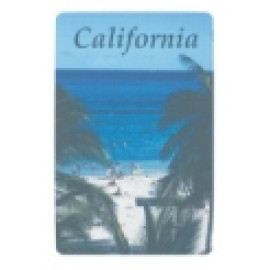 Customized Souvenir Playing Cards - California Beach Scene Deck