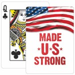 Logo Branded Flag - US - Theme Poker Size Playing Cards