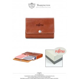 Double Playing Card Case-Florentine with Logo