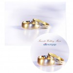 Wedding Rings Greeting Card with Matching CD with Logo