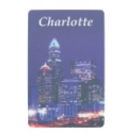 Personalized Souvenir Playing Cards - Charlotte Night Skyline Deck