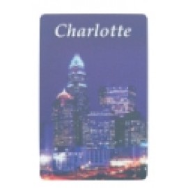Personalized Souvenir Playing Cards - Charlotte Night Skyline Deck  Personalized Souvenir Playing Cards - Charlotte Night Skyline Deck